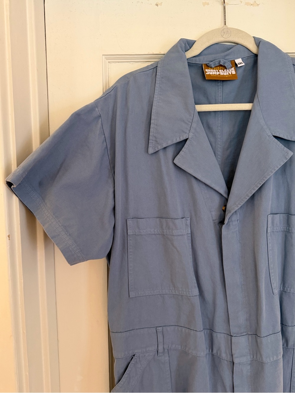 Big Bud Press Short Sleeve Jumpsuit in Blue